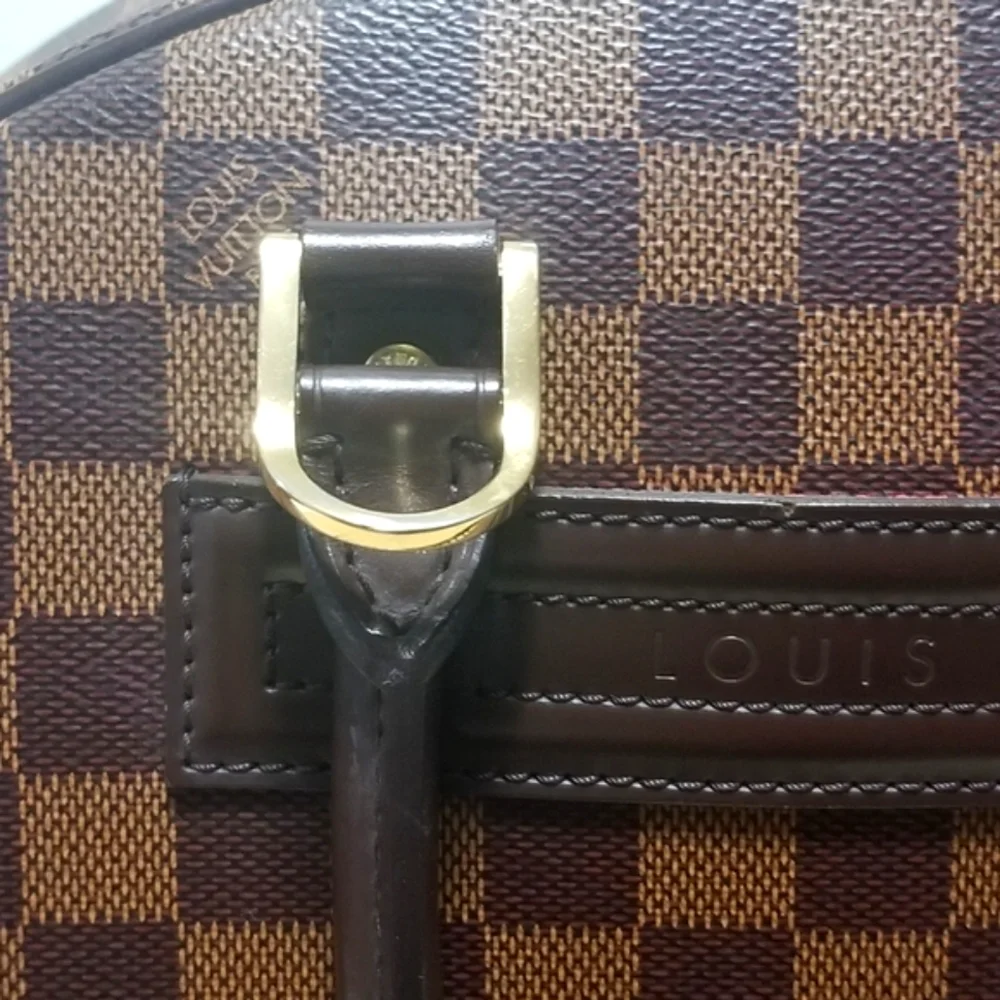 Loius Vuitton Nolita Damier Ebene Canvas  Leather Hand Bag-Complete Inclusion - Picture 7 of 17